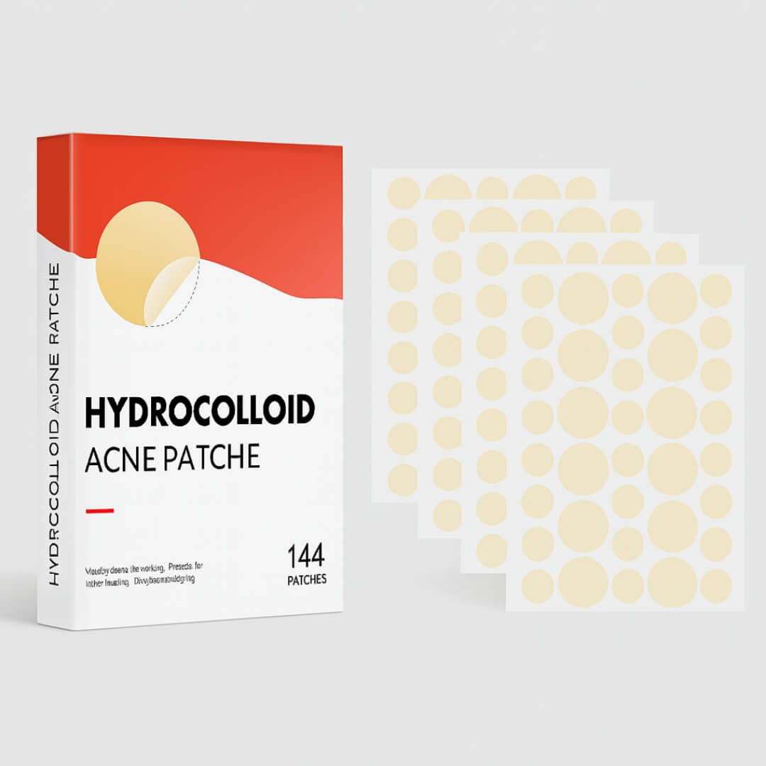 Patchs anti-boutons invisibles – 144 patchs anti-acné professionnels