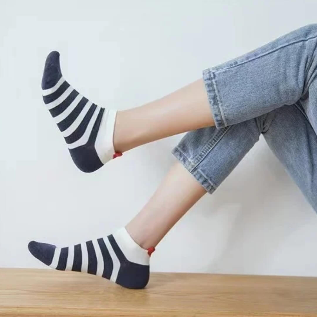 5 paires de chaussettes coeur Love et Nounours