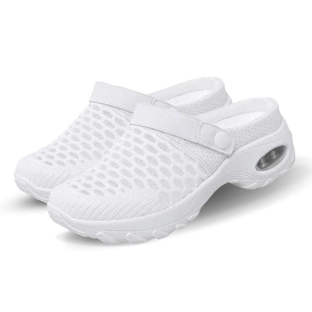 Chaussures à semelle compensée avec maintient du talon, sandales orthopédiques pour diabétiques / antidérapantes décontractée