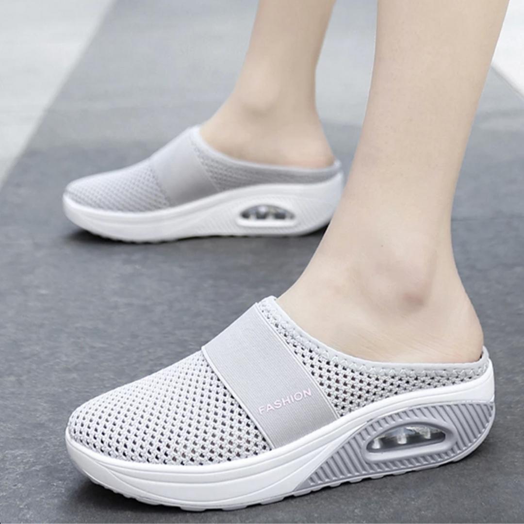 Chaussures à semelle compensée mixte, sandales orthopédiques pour diabétiques / Vintage antidérapantes décontractée