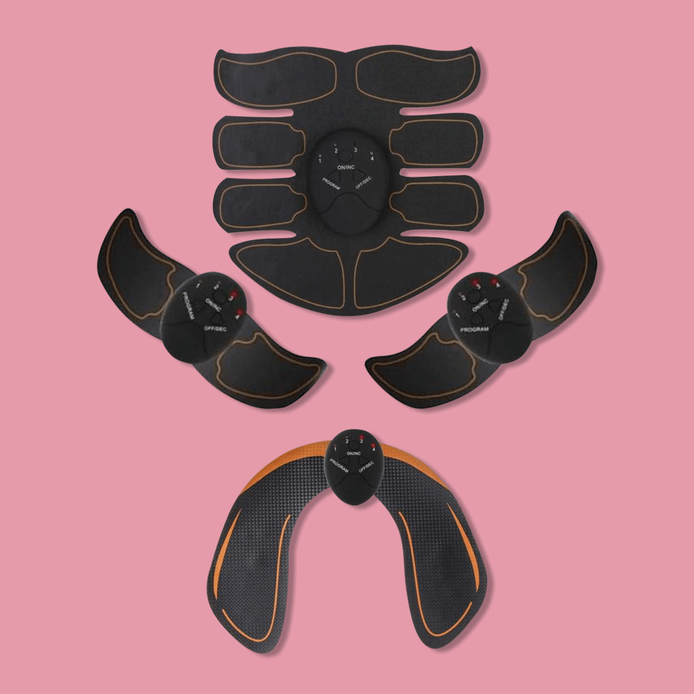 Sculptebody Full Pack : Ensemble d'appareils à électrostimulation pour muscler sans efforts l'ensemble de votre corps.