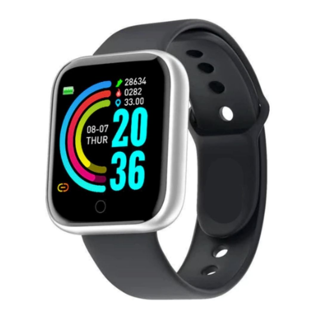 Montre connectée Waterproof : Ecran LED, autonomie 4j,  Appels et SMS